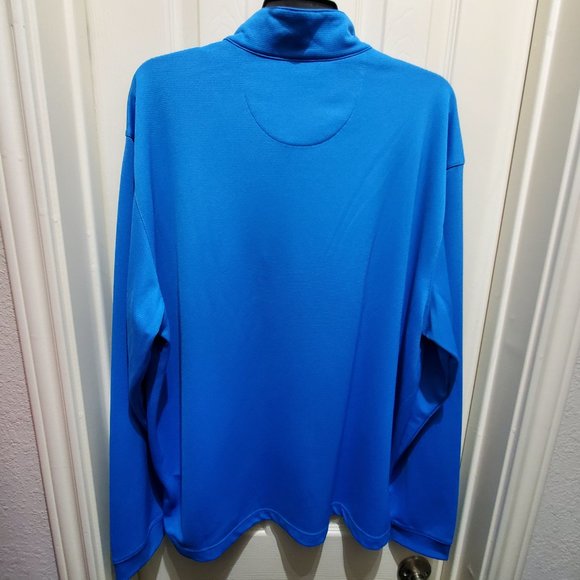 CYPRESS CLUB Performance Golf Quarter Zip Long Sleeve Pullover Shirt Jacket, Lg - Picture 4 of 8